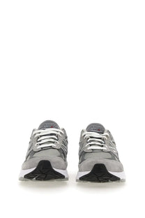 New balance unisex sneaker made in usa 990v6 grey with gray mesh and suede upper white laces and black rubber soles