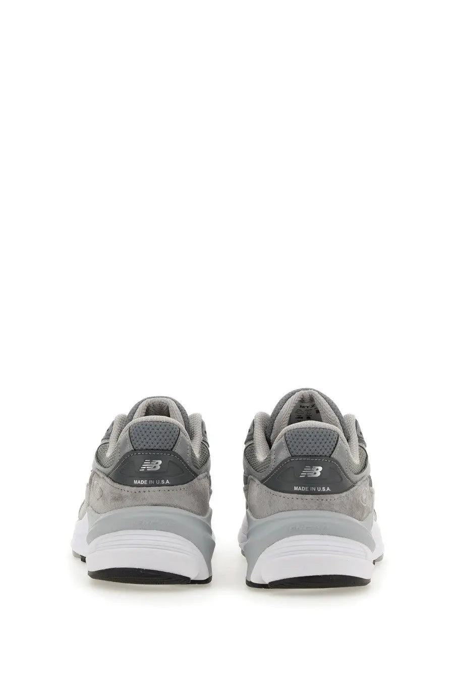 New Balance unisex sneaker 990v6 grey with suede and mesh upper white midsole and black outsole made in USA