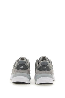 New Balance unisex sneaker 990v6 grey with suede and mesh upper white midsole and black outsole made in USA
