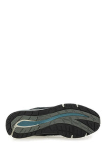 New balance unisex sneaker u991 blue with black upper and gray teal midsole for athletic use