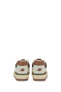 New Balance unisex sneaker in cream and brown with a classic retro design and premium materials