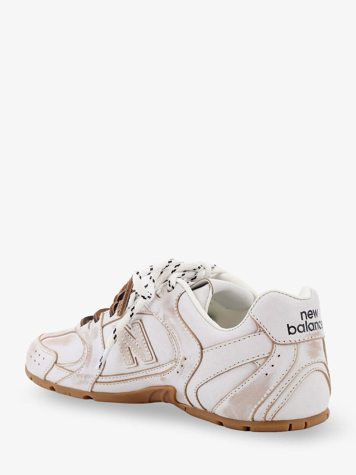 Miu Miu X New Balance Women's New Balance Miu Miu SL Leather Sneakers White