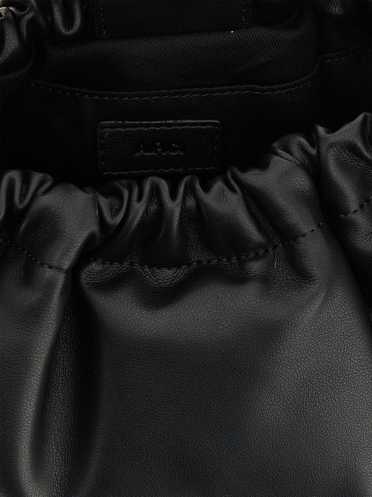 A.P.C Ninon Hoop Shoulder Bag Black