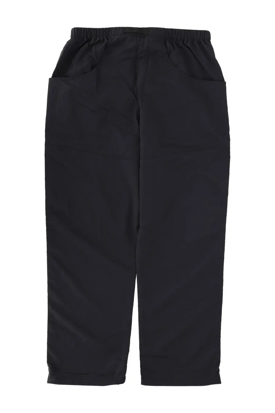 The North Face men’s pantalone red box black elastic waist pants with straight-leg cut and subtle side pockets