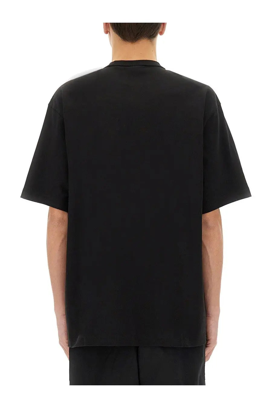 The North Face men’s relaxed fit black oversized short-sleeved t-shirt with crew neckline and soft fabric
