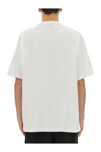 The North Face men’s relaxed fit white oversized short-sleeved t-shirt with a crew neckline and soft fabric