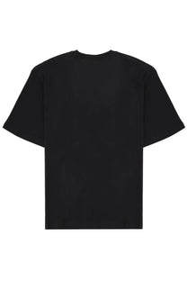 The North Face men’s oversized black short-sleeved crew neck shirt in cotton for casual wear