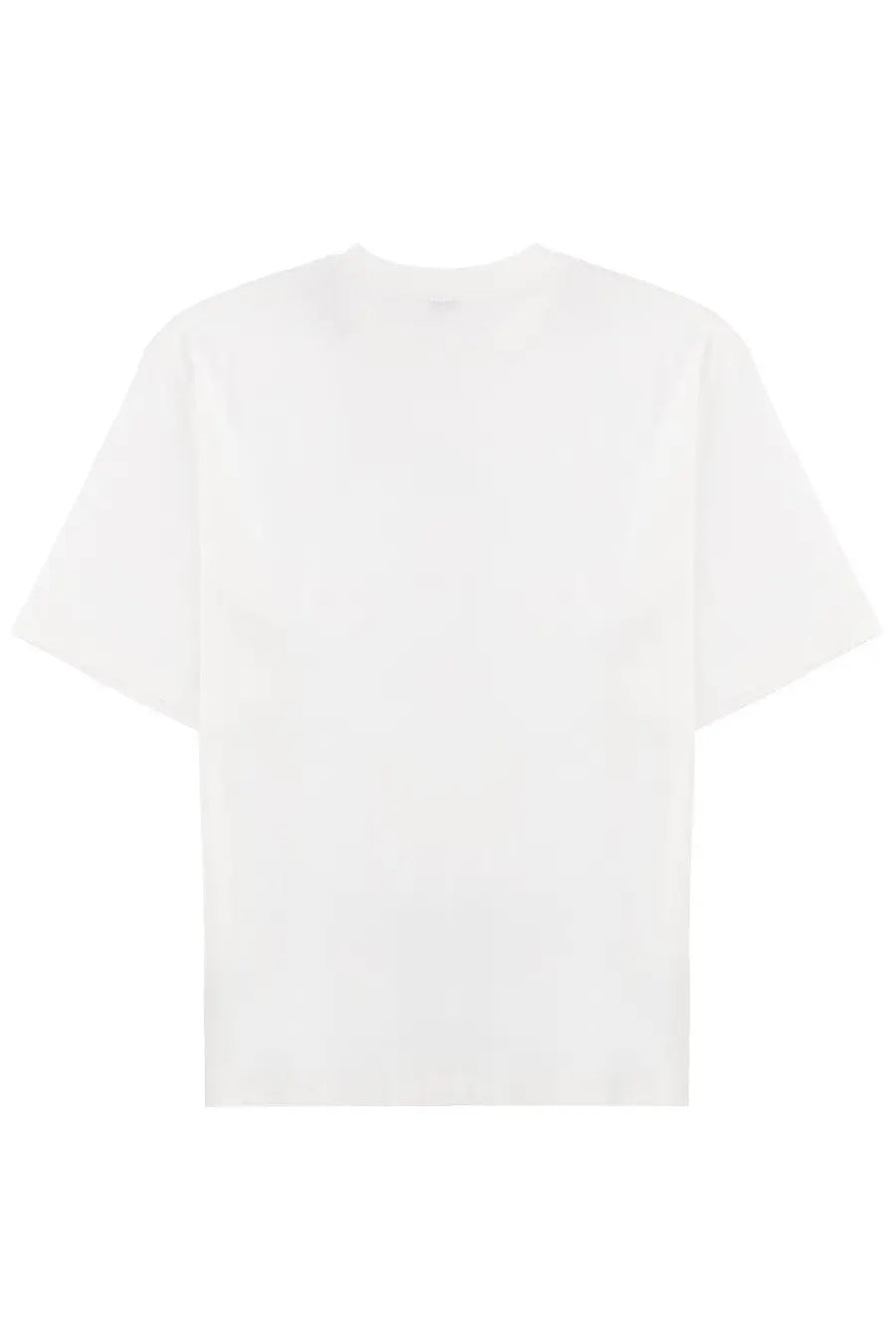The North Face men’s white cotton t-shirt with a relaxed fit and short sleeves in the front view