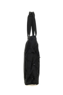 The North Face unisex Borealis tote bag black made of nylon with adjustable shoulder strap and drawstring closure