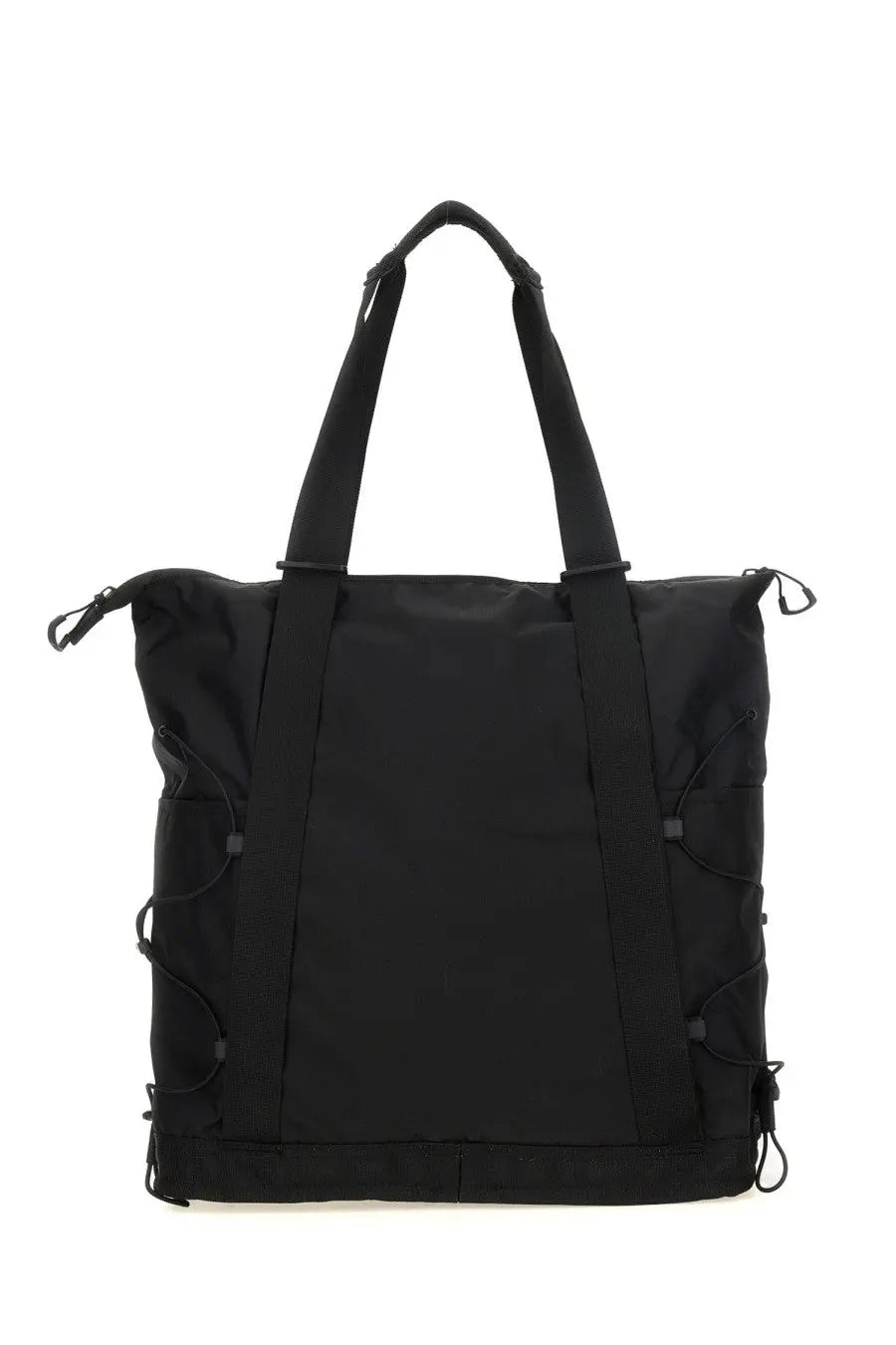 The North Face unisex Borealis tote bag black made of nylon with reinforced handles and adjustable side straps