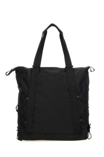 The North Face unisex Borealis tote bag black made of nylon with reinforced handles and adjustable side straps