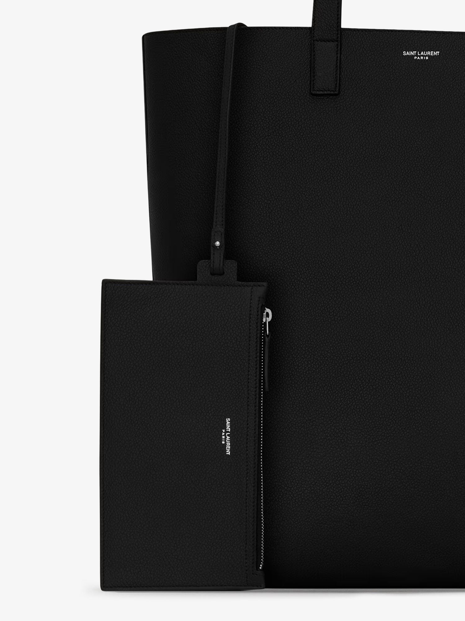 Saint Laurent Men's Bold Shopping Bag Black