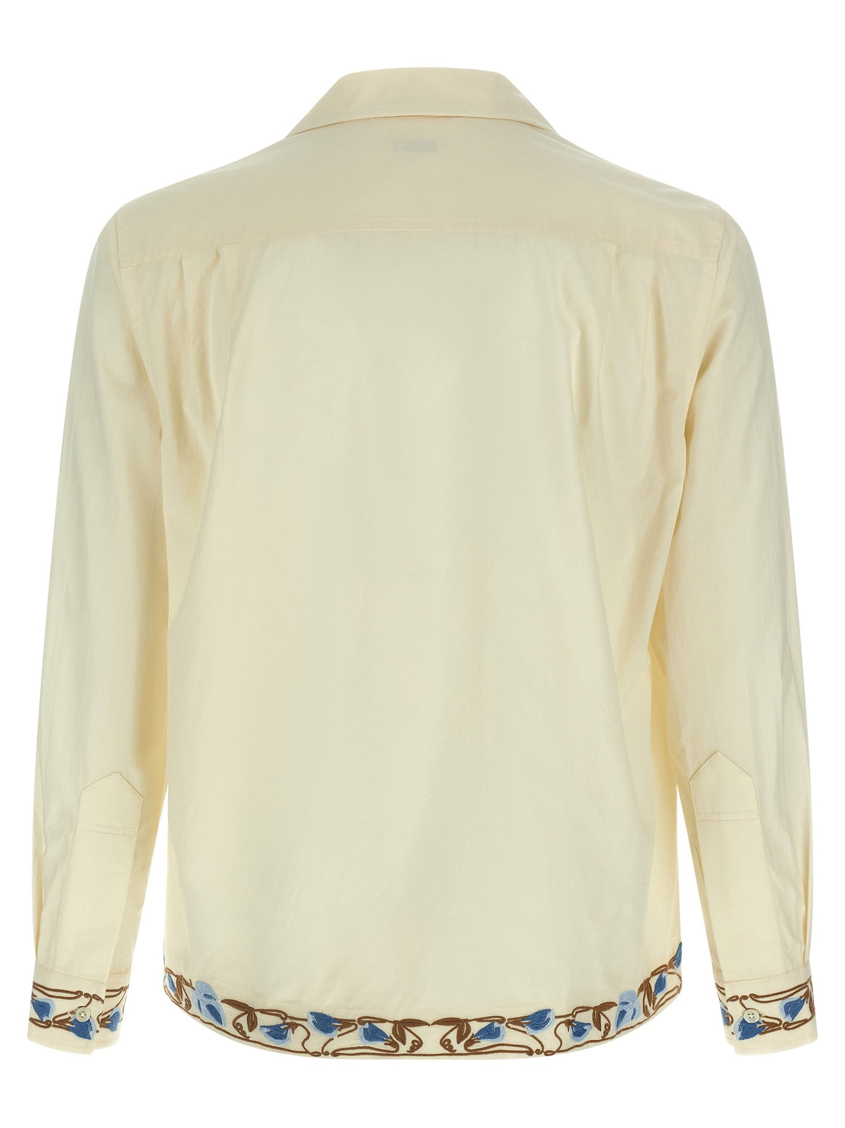 BODE Noveau Vine Shirt Beige