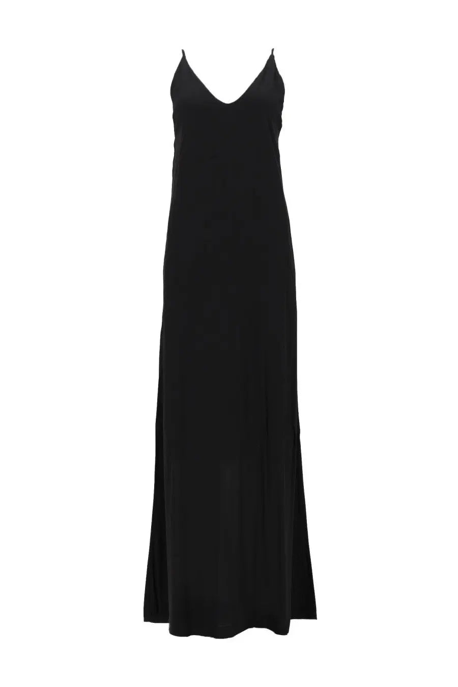Nude Women's Abito Lungo Con Scollo Black