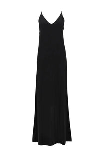 Nude Women's Abito Lungo Con Scollo Black