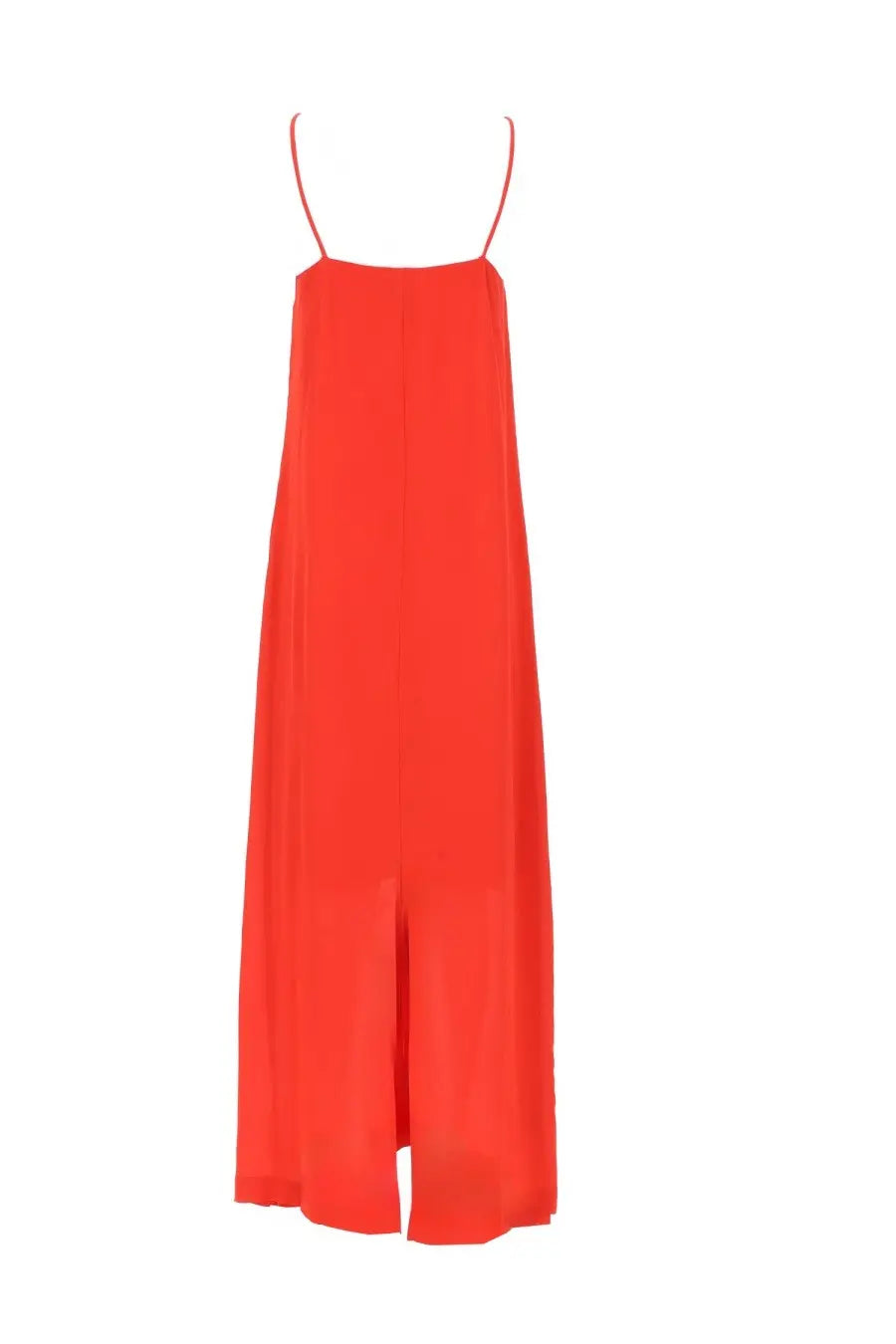 Nude Women's Abito Lungo Con Scollo Red