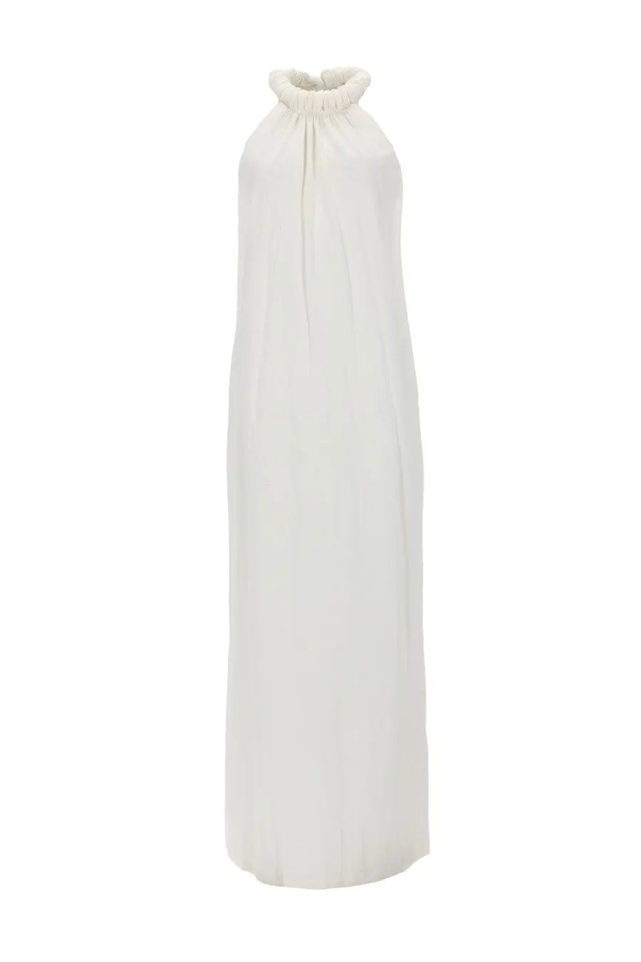 Nude Women's Abito Maxi in Cotone White