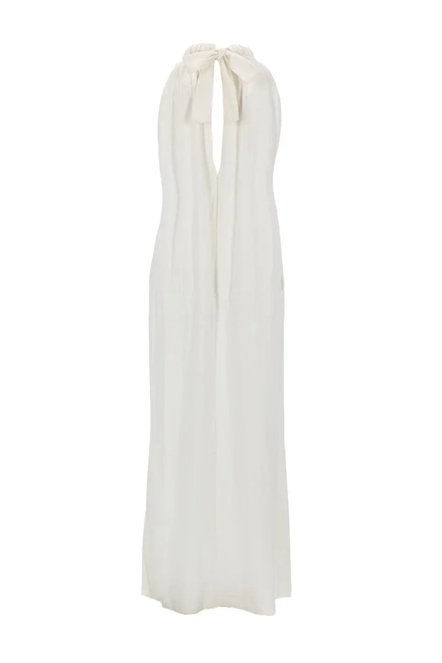 Nude Women's Abito Maxi in Cotone White