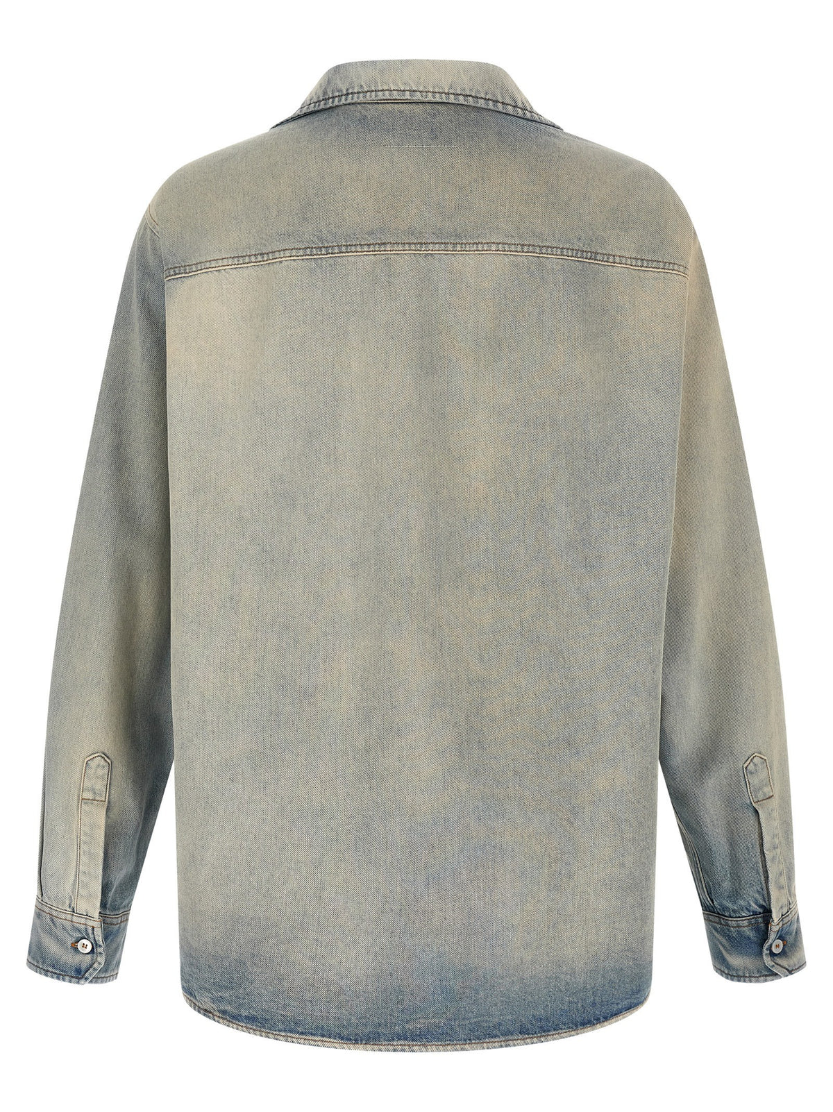 MM6 Maison Margiela Numeric Signature MM6 Denim Shirt Blue