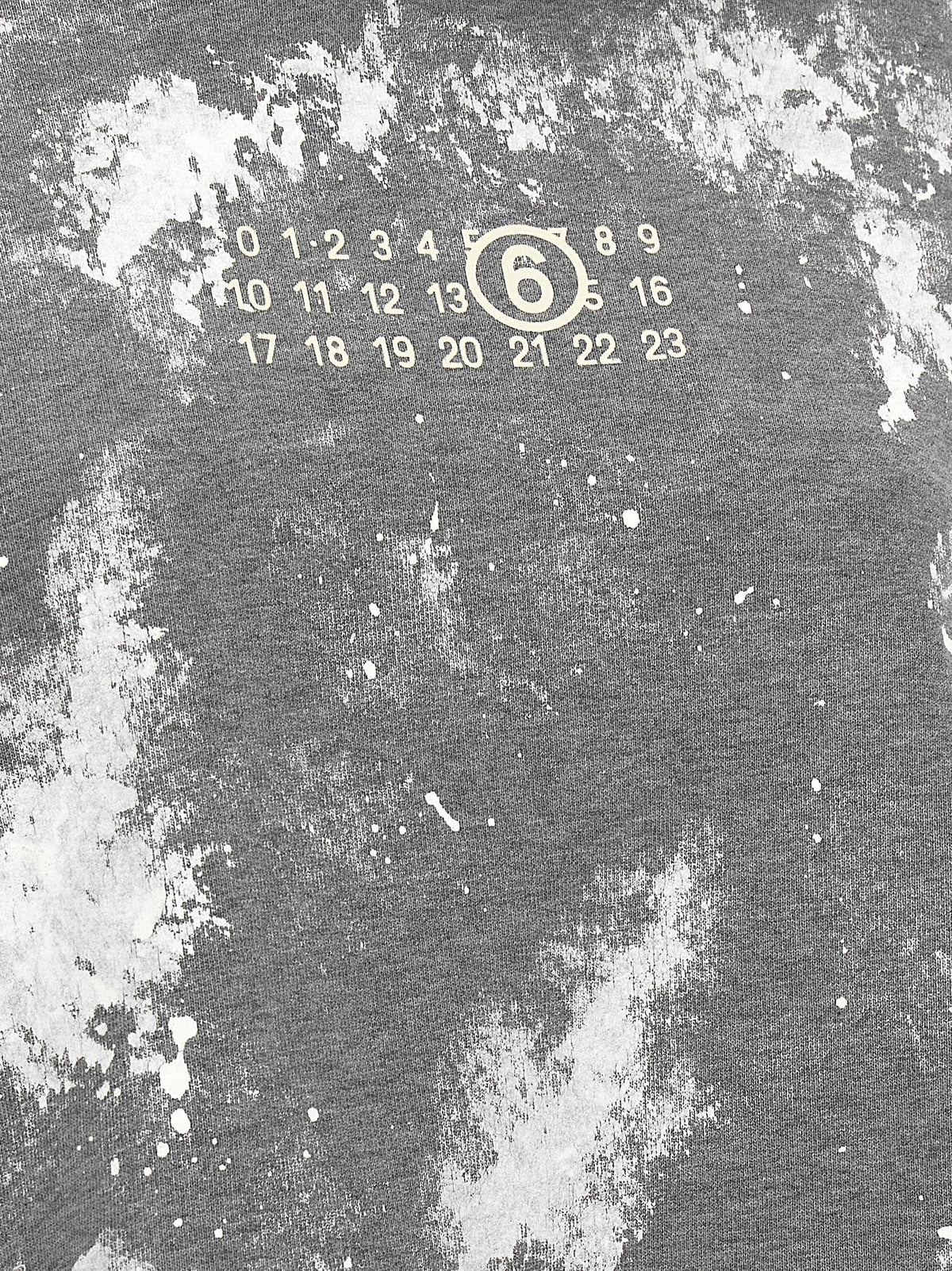 MM6 Maison Margiela Numeric Signature MM6 Hoodie Grey