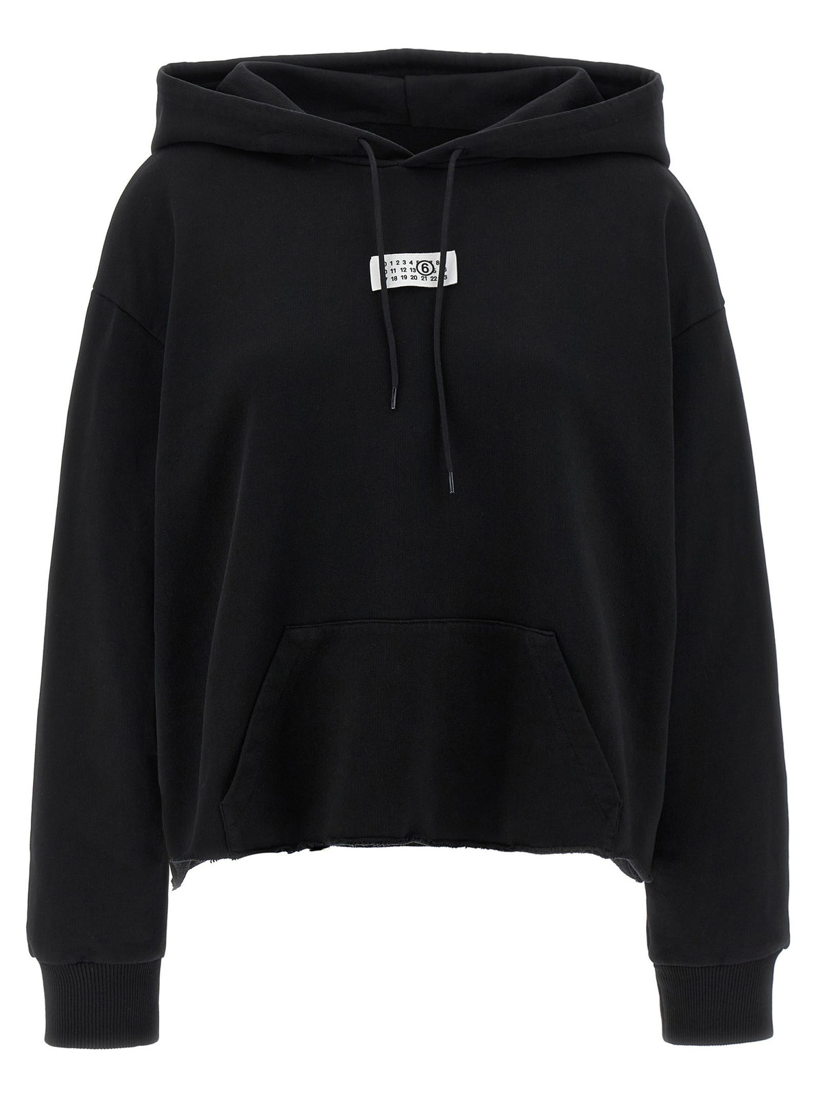 MM6 Maison Margiela Numeric Signature MM6 Hoodie Black