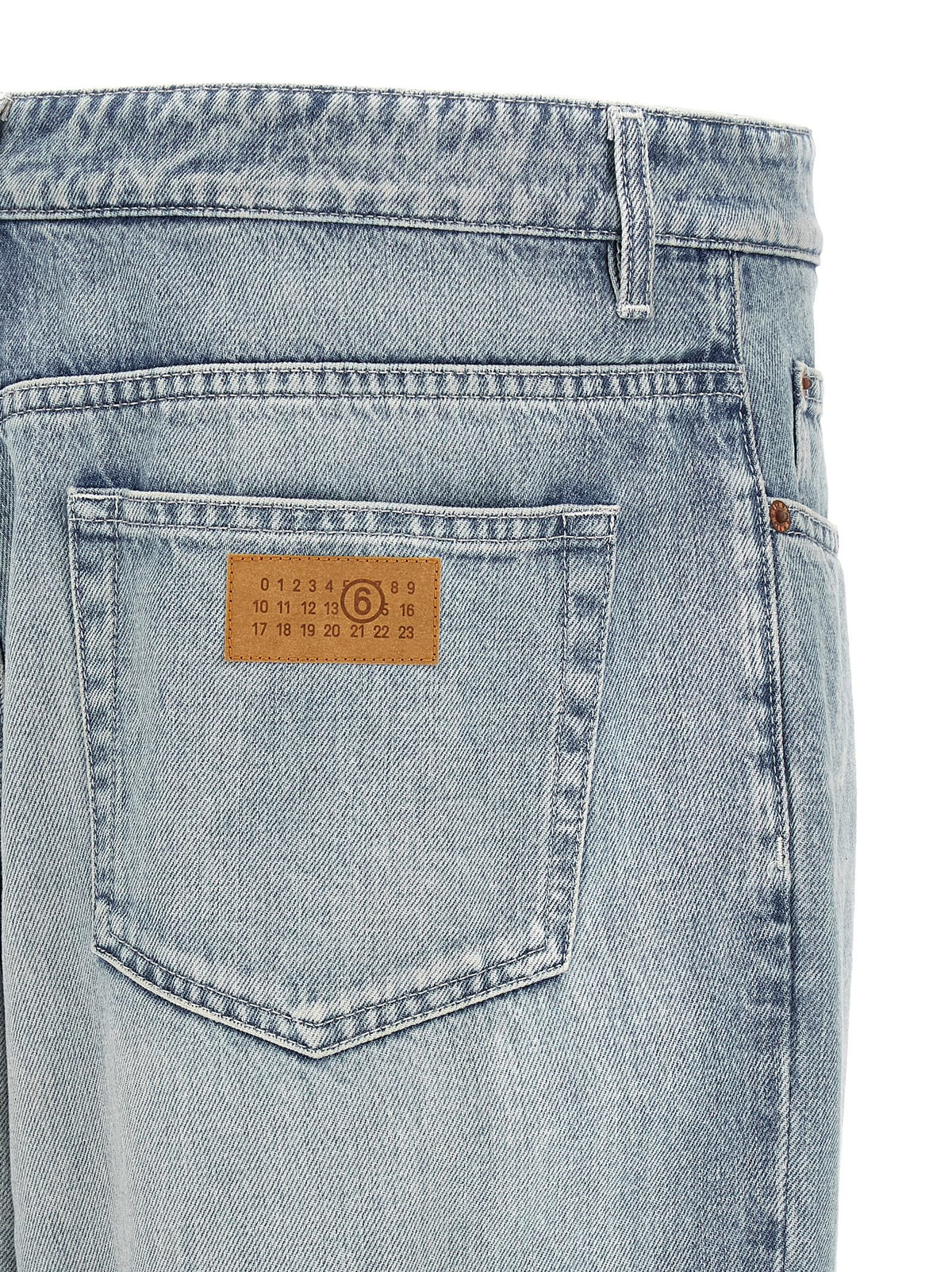 MM6 Maison Margiela Numeric Signature MM6 Jeans Blue
