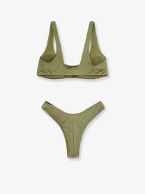 Venuja Women's Nylon Bikini Green
