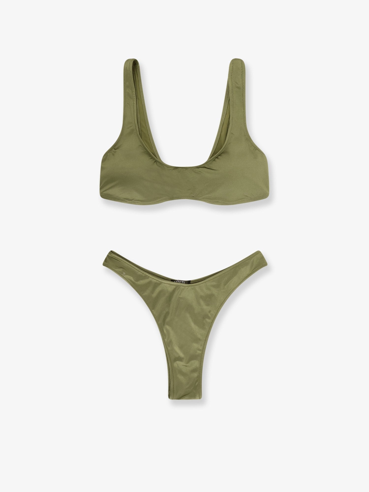 Venuja Women's Nylon Bikini Green