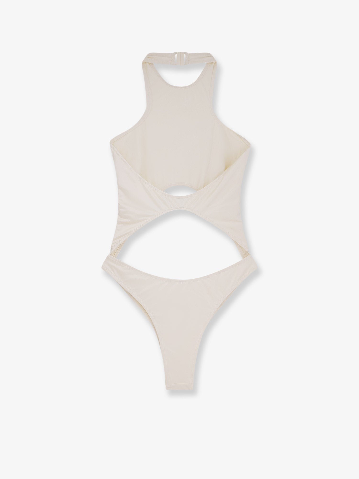 Venuja Women's Nylon One Piece Swimsuit White