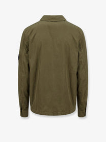 C.P. Company Men's Nylon Shirt Jacket Green