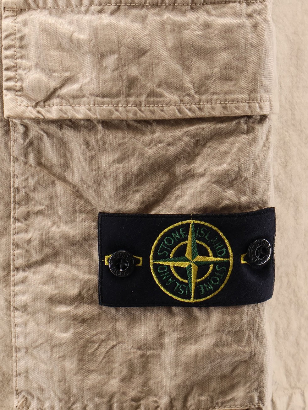 Stone Island Men's Nylon Shorts Desert