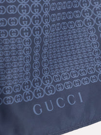 Gucci Men's Gucci Incrocio GG Swimsuit Blue