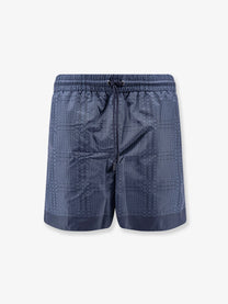 Gucci Men's Gucci Incrocio GG Swimsuit Blue