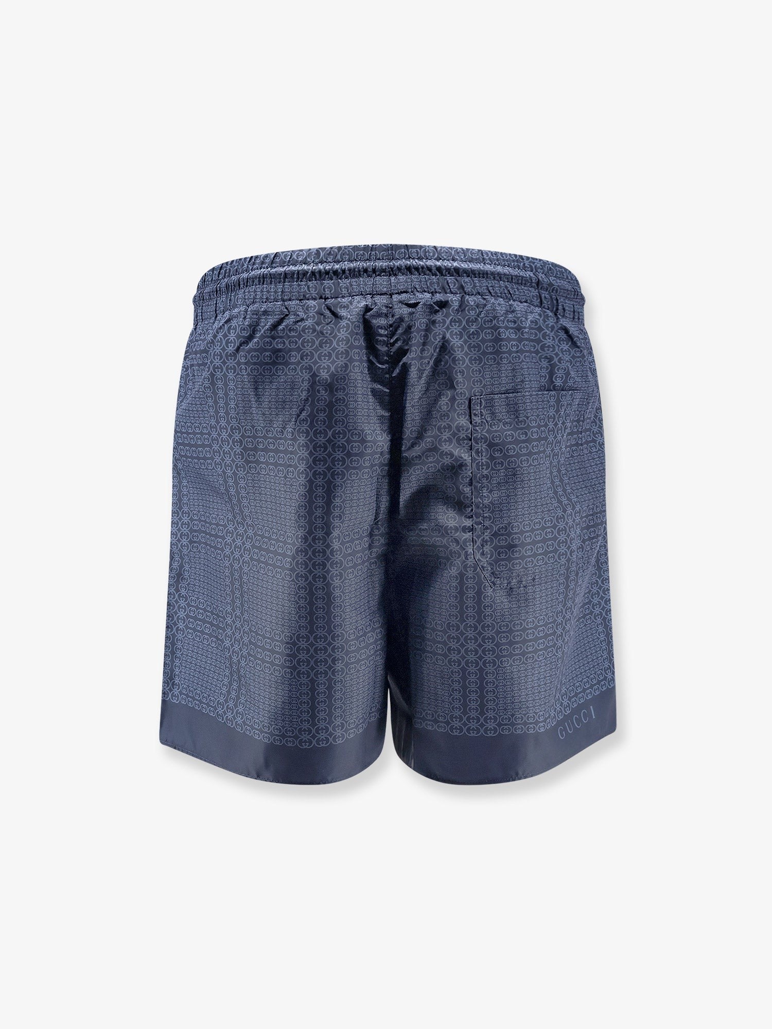 Gucci Men's Gucci Incrocio GG Swimsuit Blue