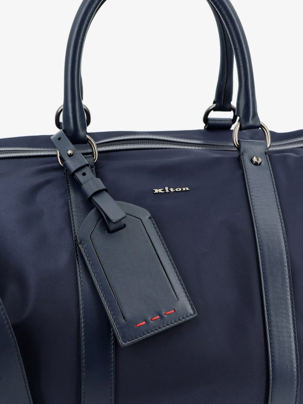 Kiton Men's Nylon Travel Bag Blue