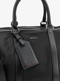Kiton Men's Nylon Travel Bag Black