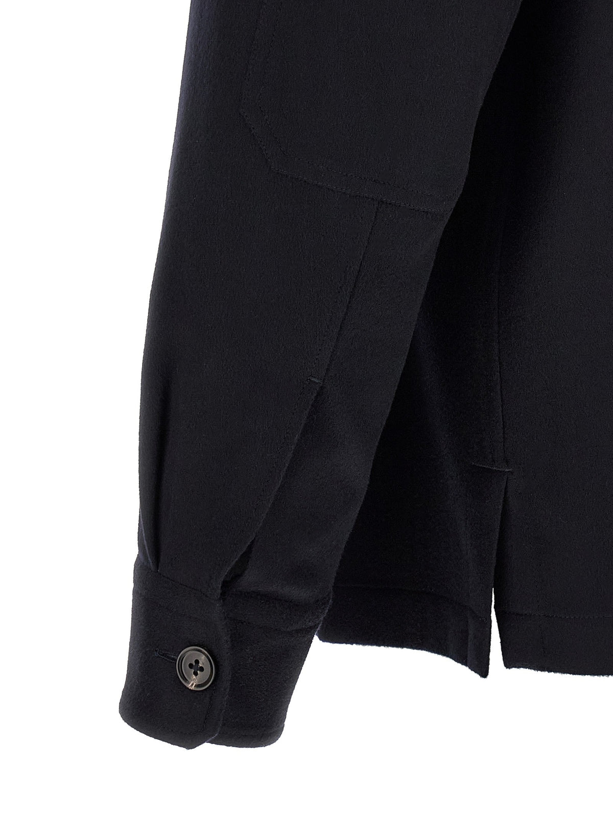 Zegna Oasis Cashmere Overshirt Blue