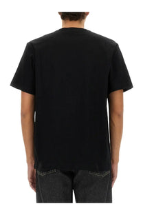 Obey men’s established works bold black short-sleeved crew neck t-shirt made of soft cotton for casual wear