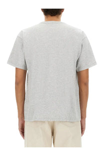 Obey men’s heather gray short-sleeved t-shirt with classic crew neck made of soft comfortable fabric