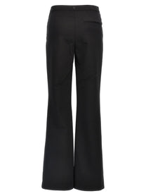 courrèges Oblique Tailored Pants Black