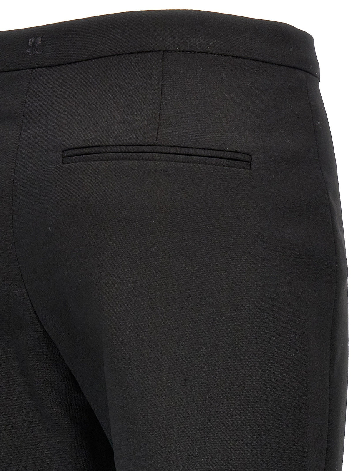 courrèges Oblique Tailored Pants Black