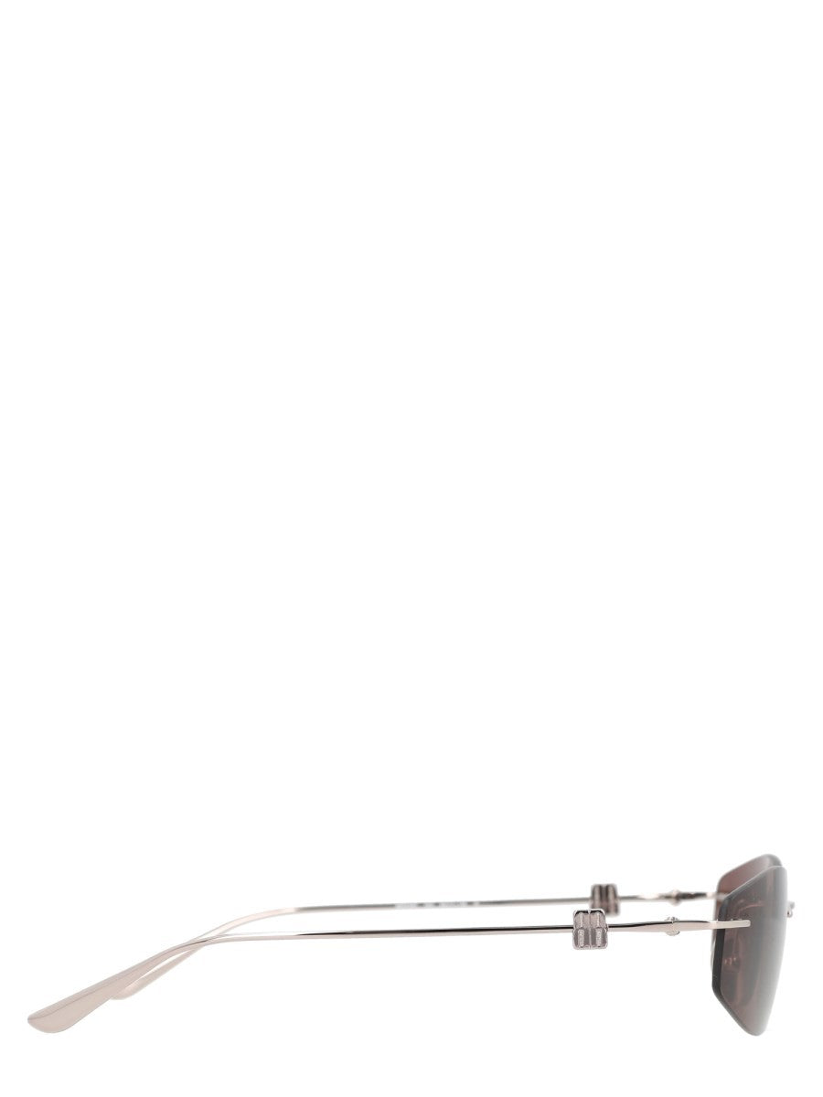 Balenciaga Women's Occhiale Frame Nano Brown