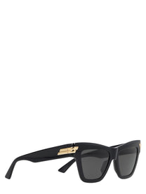 Bottega Veneta Women's Occhiale Da Sole Cat Eye Mitre Black