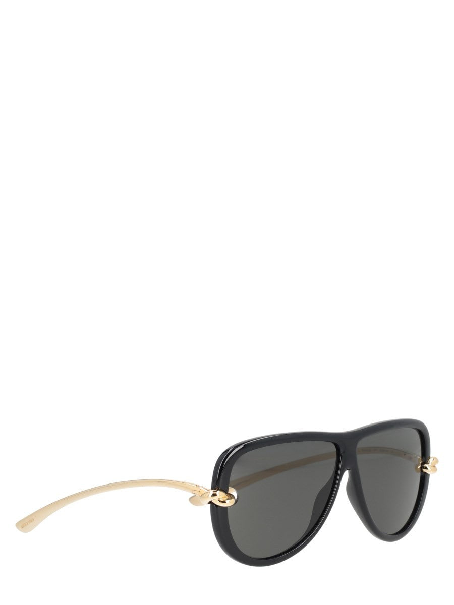 Bottega Veneta Women's Occhiale DA Sole Injection Black