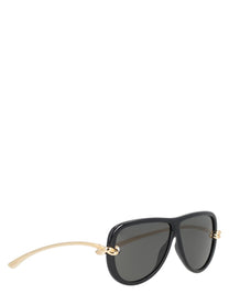 Bottega Veneta Women's Occhiale DA Sole Injection Black