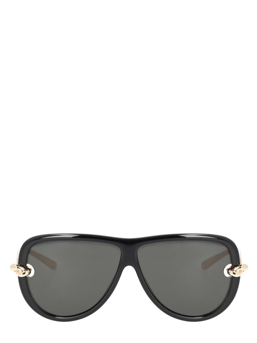 Bottega Veneta Women's Occhiale DA Sole Injection Black