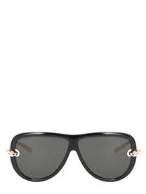 Bottega Veneta Women's Occhiale DA Sole Injection Black