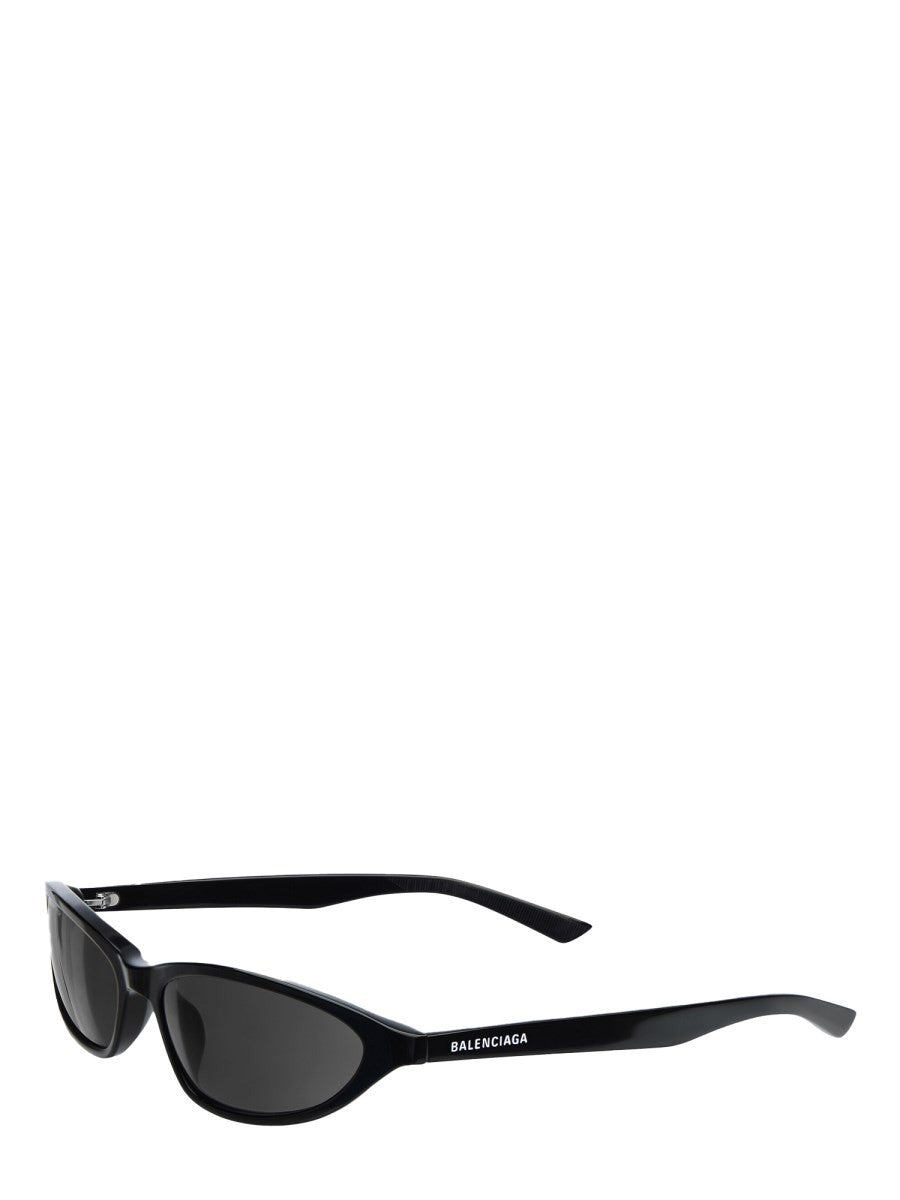 Balenciaga Women's Occhiale DA Sole Neo Oval Black