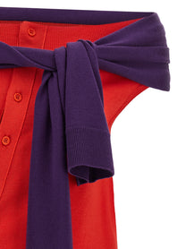 JW Anderson Off Shoulder Tank Top Red