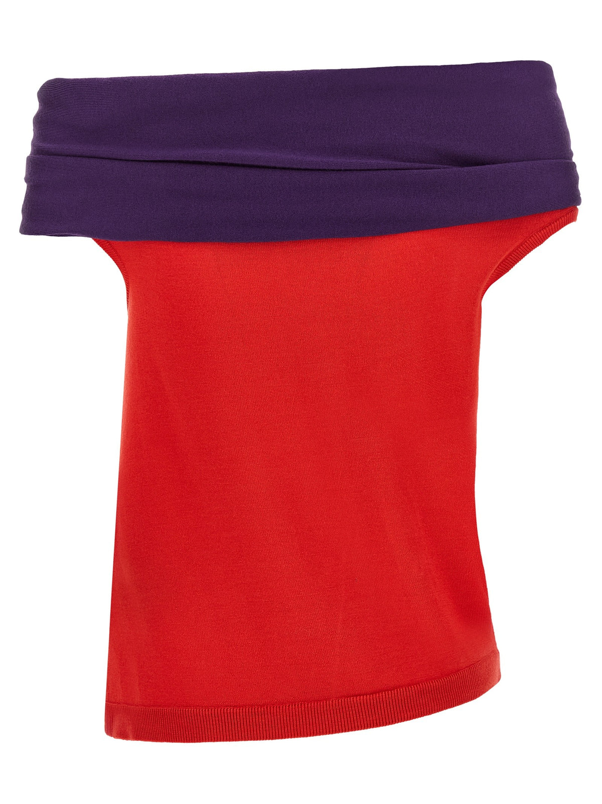 JW Anderson Off Shoulder Tank Top Red